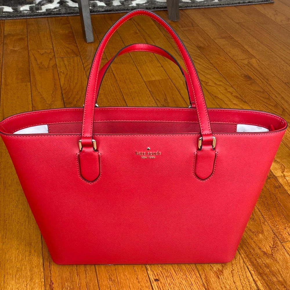 kate spade leather tote bag